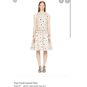 Kate Spade Faye Floral Tank Top